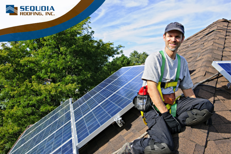 Solar Panels Integrated into the Roofing System